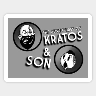 The Adventures of Kratos & Son Sticker